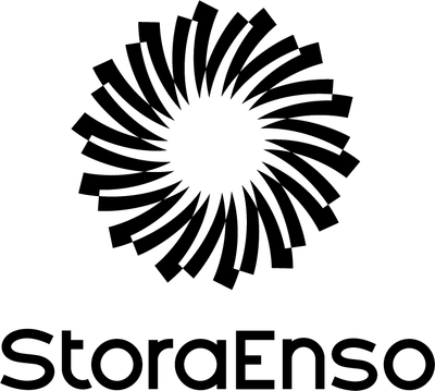 Logo von Stora Enso, Anbieter nachwachsender Baustoffe und Holzlösungen