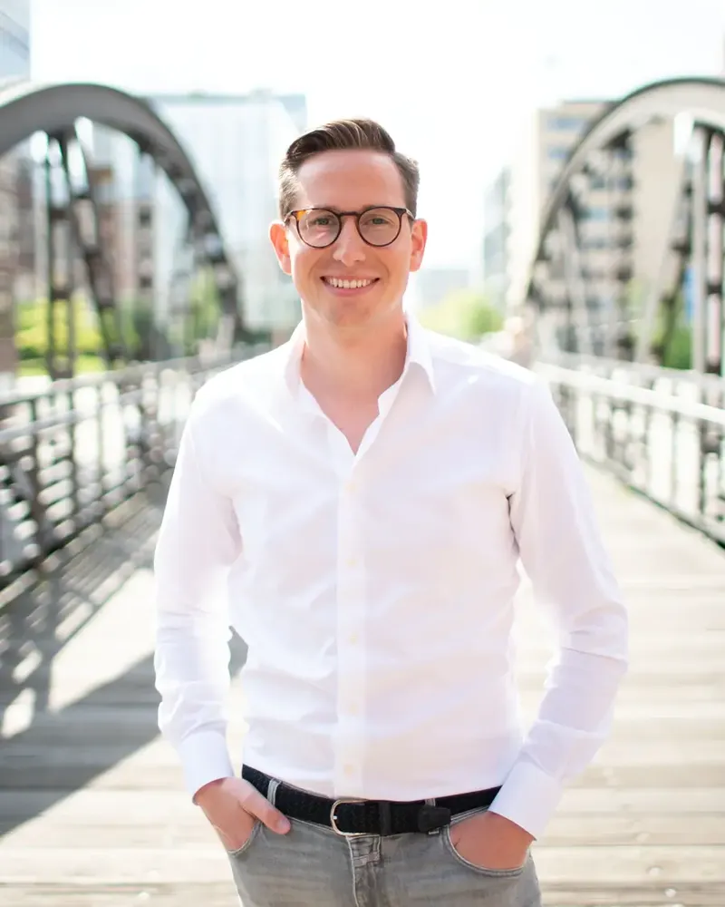 Portraitfoto von Pierre Haarfeld